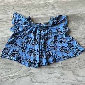 Lush off the shoulder short sleeve top